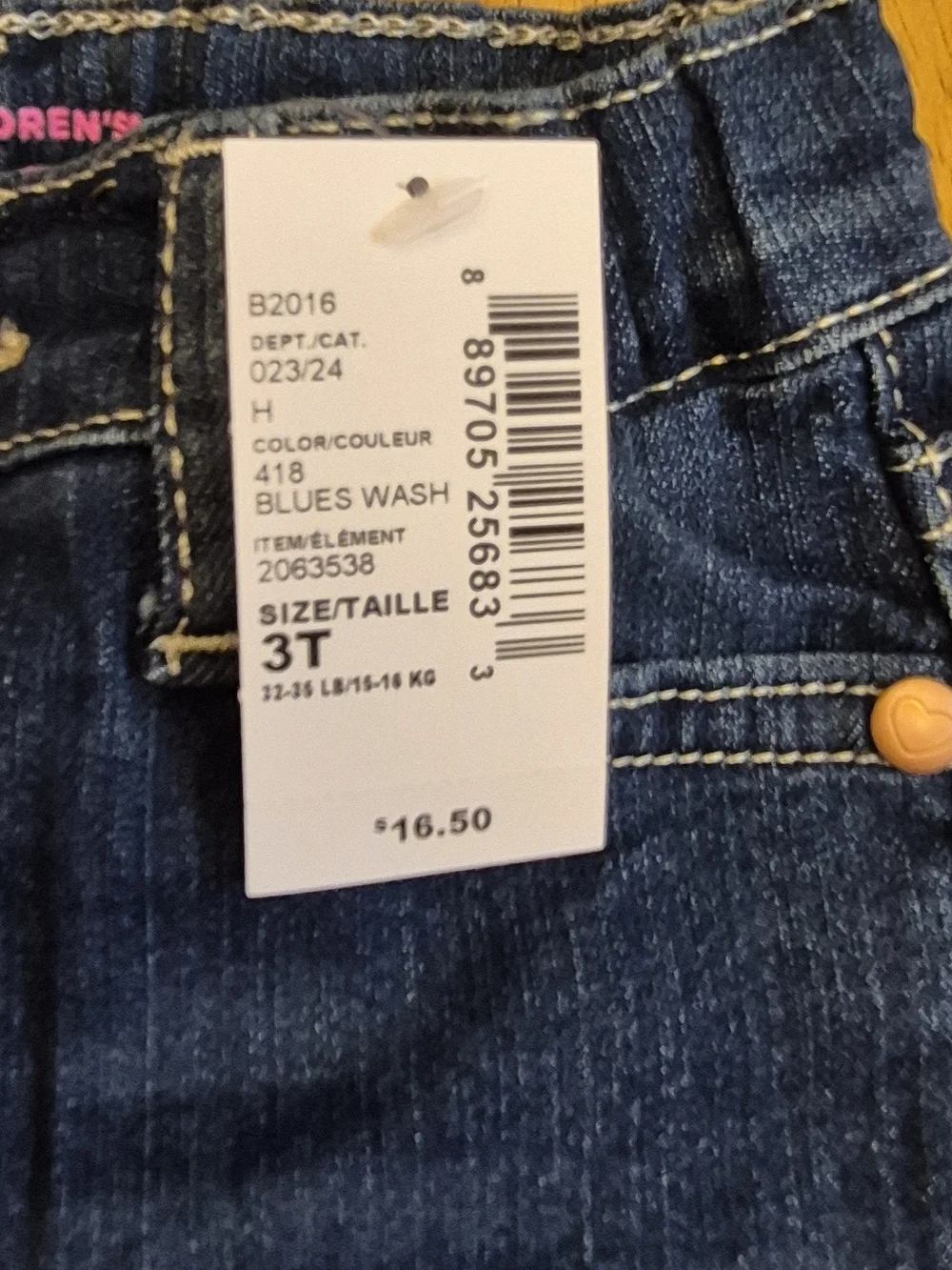 The Children's Place Dark Blue Skinny Jeans Sz 3T Girls
